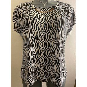 Jon & Anna Contemporary Short Sleeve Blouse